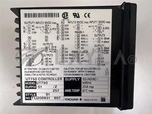 UT750/-/temperature controller/YokogawaElectric/_01