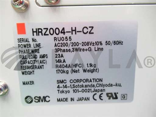 HRZ004HCZ/HRZ004 H CZ/Chiller (water cooling)/SMC/_01