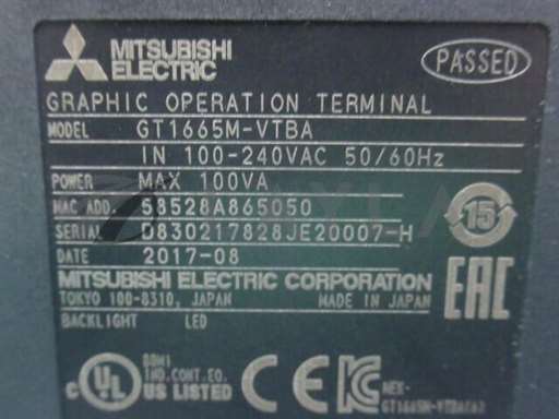 GT1665MVTBA/GT1665M VTBA/touch panel/MitsubishiElectric/_01