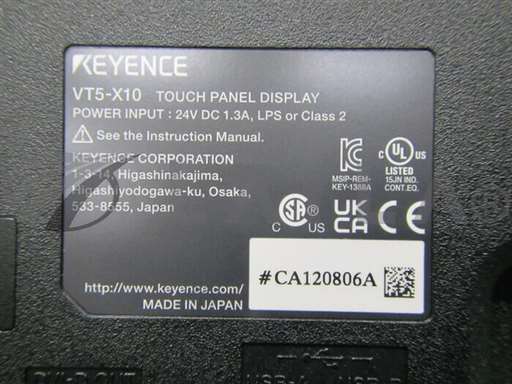 VT5X10/VT5 X10/touch panel/keyence/_01