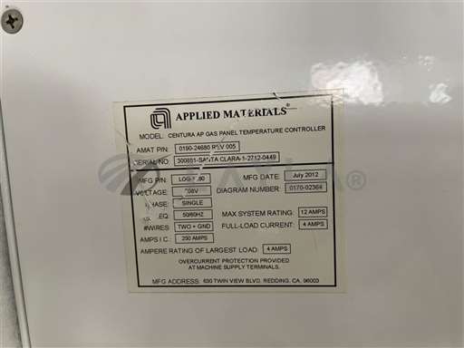 0190-24680 REV. 005/-/Temperature Controller/AMAT/-_01