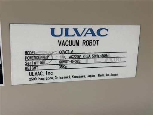 COVOT-6/-/VACUUM ROBOT CONTROLLER/ULVAC/-_01