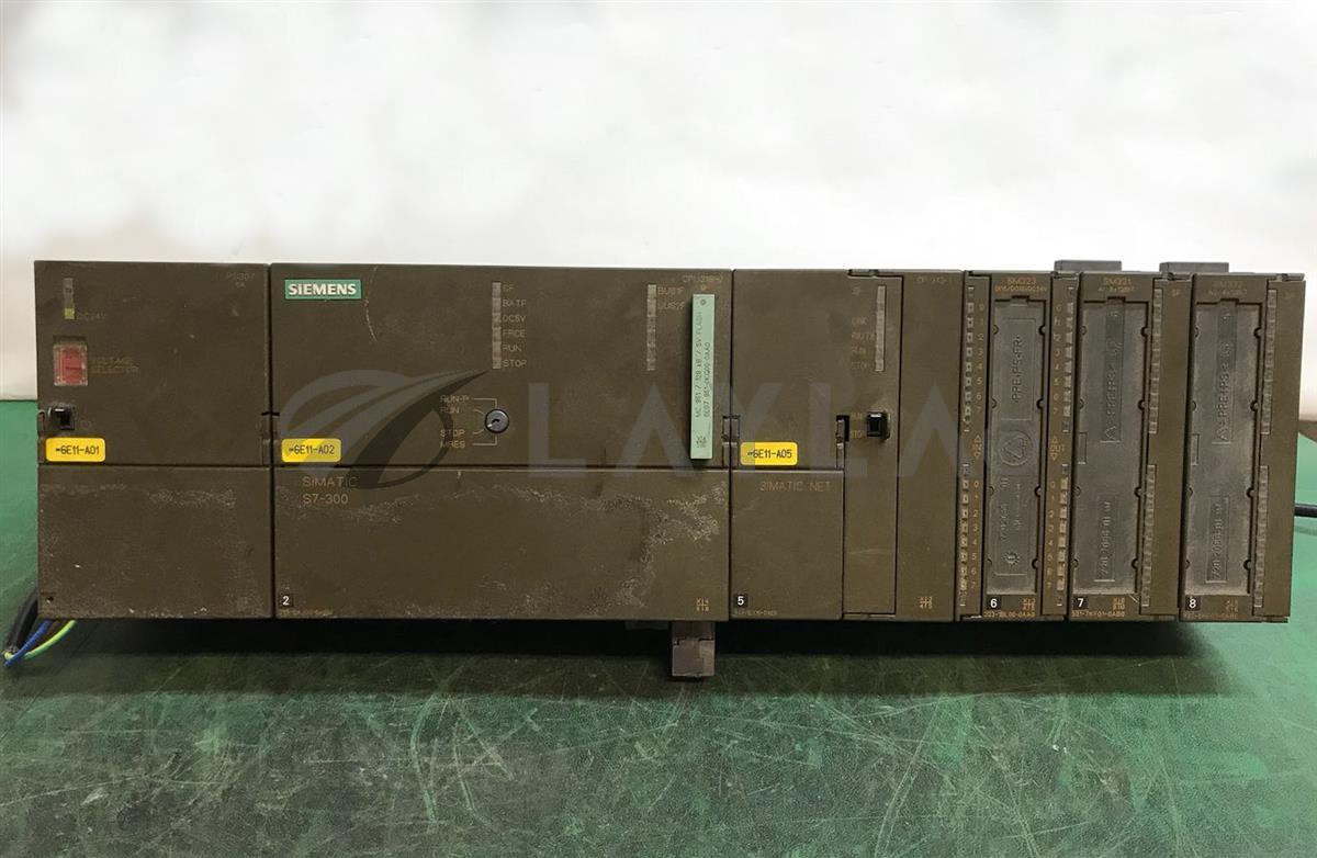 1000000075_A10405 SIEMENS CPU 318-2 PROCESSOR MODULE ASSY W/ 5 MODULES ...