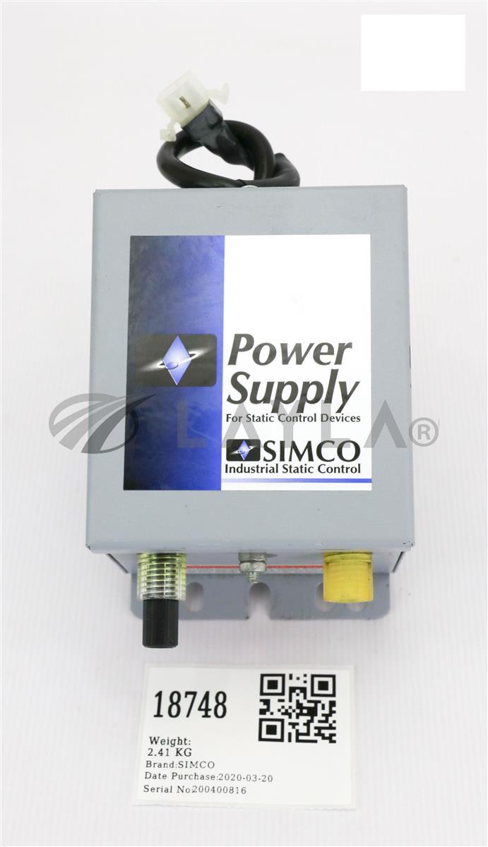 1000000075_A18748 SIMCO F 167 POWER SUPPLY, INPUT 120VAC, 0.25A, OUTPUT
