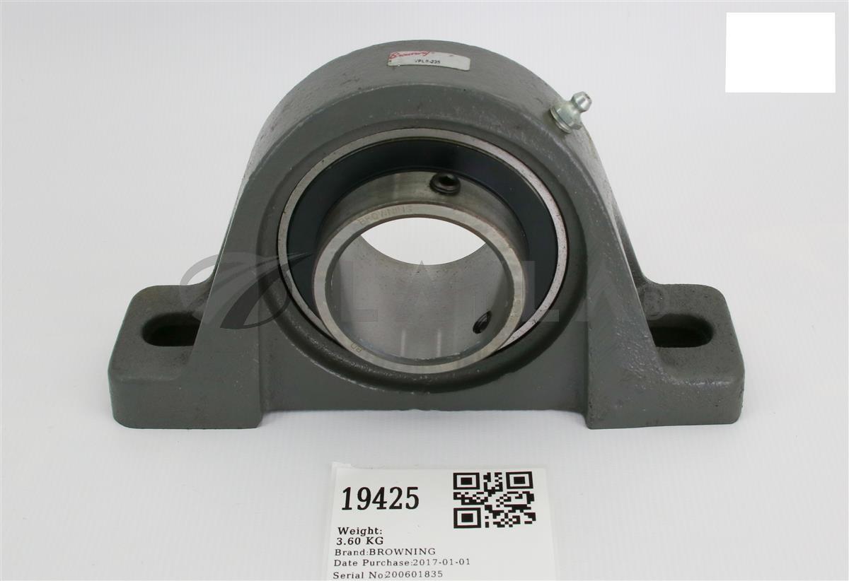 1000000075_A19425 BROWNING PILLOW BLOCK BEARING, SET SCREW, 2 3/16", RP