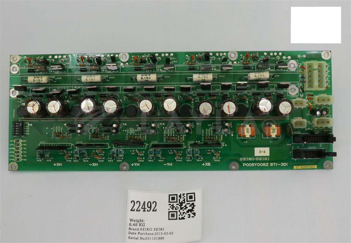 1000000075_A22492 SEIKO SEIKI PCB, CAPACITOR BOARD, 17-029TS003  P005Y008Z871-3D1 P005Y008Z871-3D1 -- PCB PCB | LAYLA-Marketplace of  semiconductor manufacturing parts