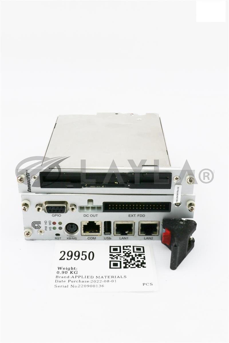 Layas Computer 1000000075_A29950 APPLIED MATERIALS PCB, SINGLE BOARD COMPUTER, W/ SSD ...