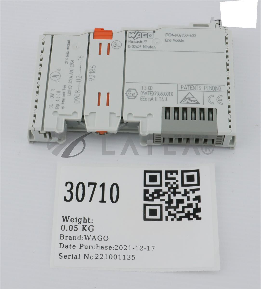 1000000075_A30710 WAGO END MODULE (NEW) 750-600 750-600 -- Module Other ...
