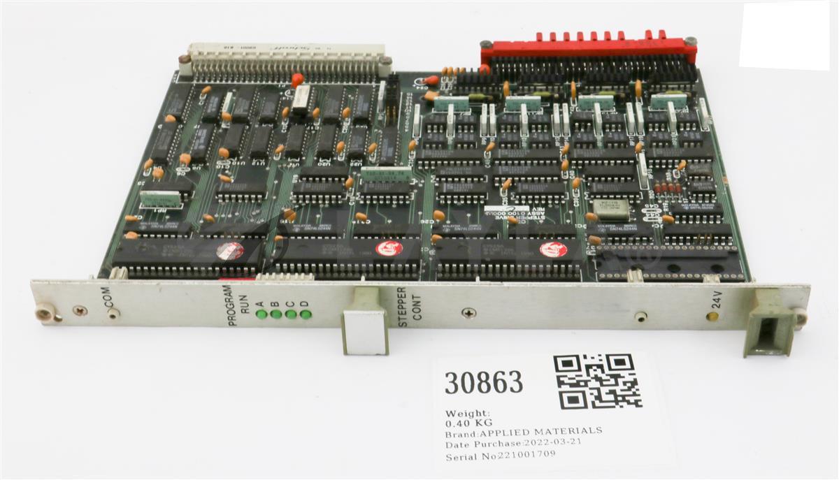 1000000075_A30863 APPLIED MATERIALS PCB, STEPPER DRIVE (PARTS) 0100 ...