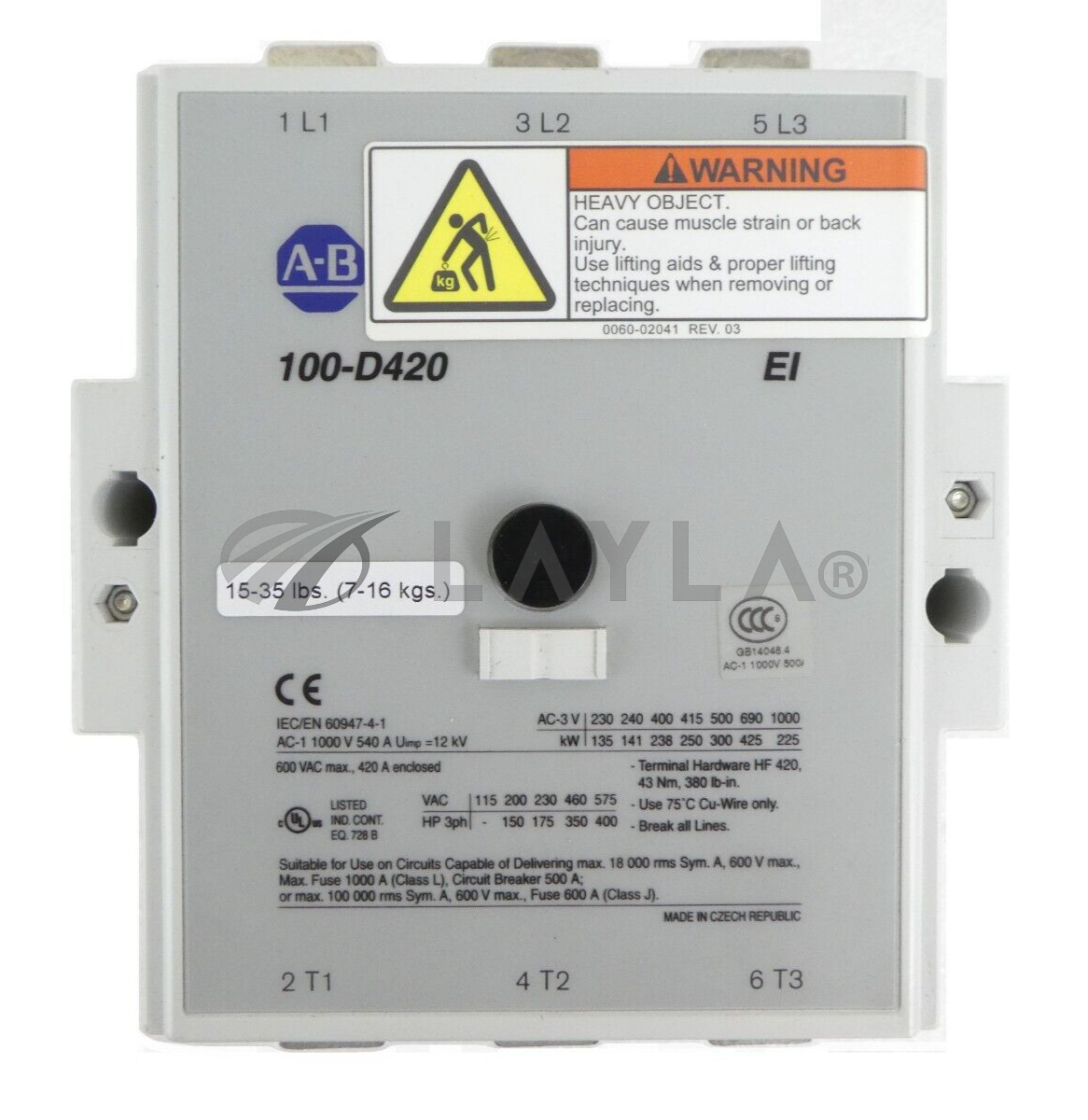 1000000091 385359869829 AB Allen Bradley 100 D420 Industrial Contactor 1000000091-385359869829-ab-allen-bradley-100-d420-industrial-contactor