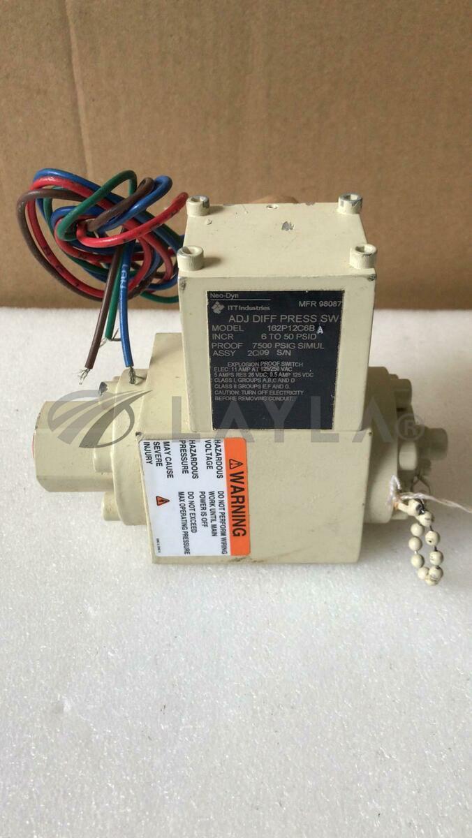 1000000134_402760586570 ITT NeoDyn Adjustable Differential Pressure Switch 162P12C6 * 162P12C6
