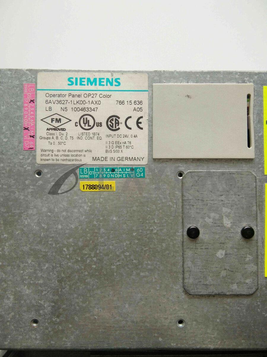 6AV3627-1LK00-1AX0 Siemens OP27 6AV3 627-1LK00-1AX0 E: A05 Color Panel -used 6AV3627-1LK00-1AX0 Siemens OP27 6AV3 627-1LK00-1AX0 E: A05 Color Panel -used