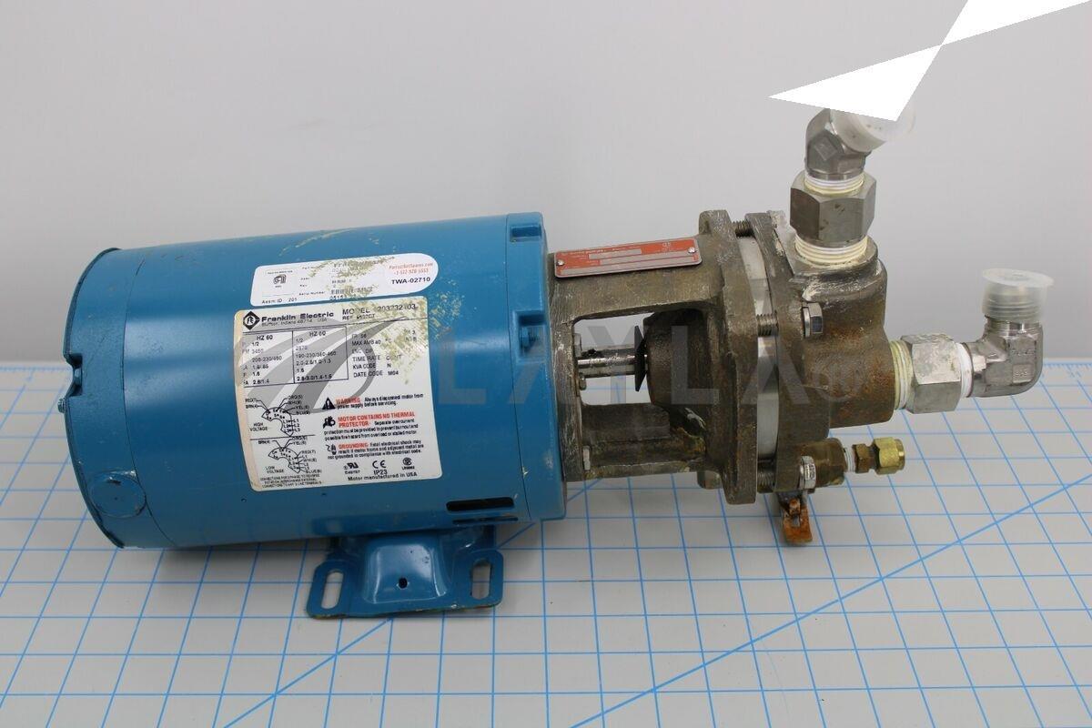Moteur électrique Franklin 1/2 CV Avec Pompe Burks - Occasion, Fonctionnel
