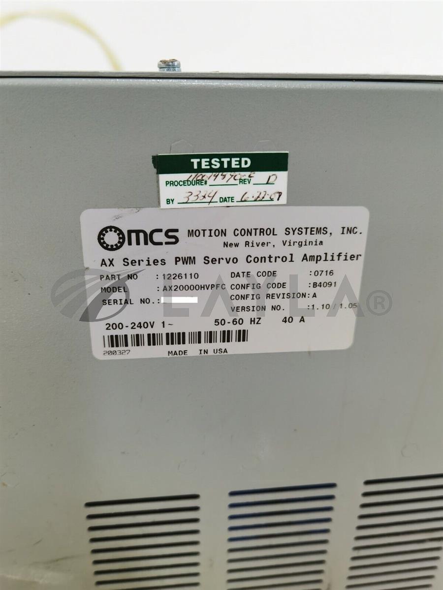 Mcs Ax 1000000217_403356219019 MCS Motion Control Systems AX Series PWM Servo ...