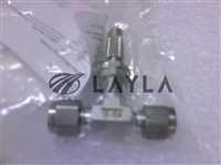 SS-SS4-KZ//SS LO-FLOW METERING VALVE, 1/4in. SWAGELOK TUBE FITTINGS, KALREZ O-RING.