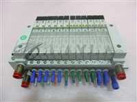 10-VQ1201Y-5/12 Station Pneumatic Manifold/SMC 12 Station Pneumatic Manifold, 6 10-VQ1201Y-5 Valve, 6 10-VQ1201Y-5 416316/SMC/_01