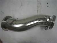 -/-/Novellus, ISO100 Vacuum Tube 15" long w/ KF25, KF16 & VCR Flange, 10-338185-00/1//_01