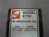 ET 24//RO Associates ET 24 +/- 15VDC =/-200mA Power Supply/RO Associates/_02