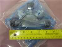 Motoyama Japan UCV 2BEV4C-FV, 1/4" VCR, Multi-port, Three-Way Isolation Valve