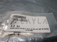 0015-09328//4 AMAT 0015-09328 Screw Mach BTN HD 4--40 X 1/2 HEX SKT SST NI Plated, 101790/Applied Materials AMAT/_01