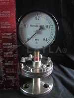 NIPPON SOKKI JIS10K25A-80-4 DIAPHRAGM PRESSURE GAUGE, 25A, 4MPA