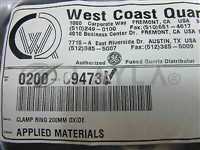 Applied Materials (AMAT) 0200-09473 CLAMP RING 200MM OXIDE