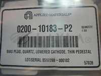 0200-10183//Applied Materials (AMAT) 0200-10183 Bias Plug, Quartz Lowered Cathode, Thin Pede/Applied Materials (AMAT)/_01
