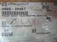 0020-28981//Applied Materials (AMAT) 0020-28981 HOLDER, WAFER, TEACH PASSTHRU, MESA HVM/Applied Materials (AMAT)/_01