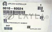0010-60024//APPLIED MATERIALS (AMAT) 0010-60024 ASSY SUSC 150MM BSE BWCVD (PLATE STOCK)/APPLIED MATERIALS (AMAT)/