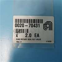 344-0503// AMAT APPLIED 0020-70431 (2EA) RING, ROTARY SEAL, SLIT VALVE NEW
