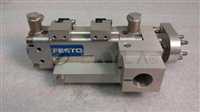 /-/Festo DZH-32-40-PPV-A Flat Cylinder w/ Attachments & Mounting hardware.//_01