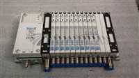 /-/Festo MPA-CPI-VI Terminal Interface Manifold w/ 10 valves 7) 533343, & 3) 556841//_01
