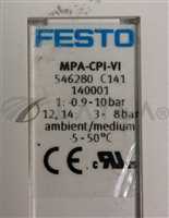 /-/Festo MPA-CPI-VI Terminal Interface Manifold w/ 10 valves 7) 533343, & 3) 556841//_02