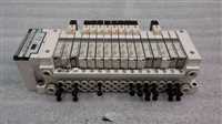 /-/SMC Manifold Serial Unit Model SC w/ Valves. 6) VVQ1000 & 10) VQ1101-5//_01