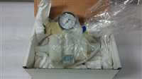 Plast-O-Matic GGMUEP100-PF-A2 Ultra Pure Gauge Guard w/ Gauge