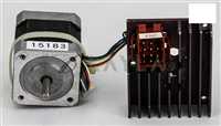 PK245-02AA/--/VEXTA 2 PHASE STEPPING MOTOR W/ HEATSINK, MODIFIED, THROTTLE DRIVE 0015-09077 PK/--/