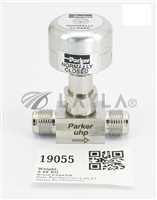 PARKER HIGH PURITY BELLOWS VALVE 1/2" MALE FACE SEAL 8V-P8K-11AC-SSV-PP