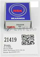 NSK BEARING (LOTS OF 2) (NEW) 7004ADB