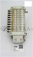 EX500-Q101(PNP)/--/SMC 10 SLOT SOLENOID MANIFOLD W/ 1X VQC2201N-51, 9X VQC2101N-51 EX500-Q101(PNP)/--/_01