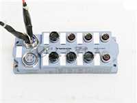 TURCK DEVICENET HUB W/ VOLTAGE MONITOR W/ X6 U2530-8005, AMAT 0620-03449 JBBS-57