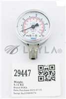 WIKA PRESSURE GAUGE, -30 - 160 PSI 316 SS TUBE AND CONNECTION