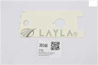 APPLIED MATERIALS CERAMIC ROBOT BLADE, 21.2CM X 9.6CM -