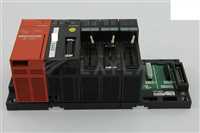 MITSUBISHI MELSEC POWER SUPPLY PLC ASSY W/ 4 MODULES A1S61PN