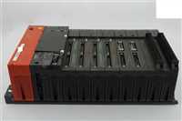 MITSUBISHI MELSEC POWER SUPPLY PLC ASSY W/ 9 MODULES A62P