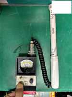 NARDA ELECTROMAGNETIC LEAKAGE MONITOR W/ PROBE MODEL 8221 8211