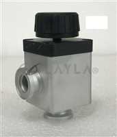 Varian L6280-301 Manual Angle Isolation Valve NW-16-H/0, KF-16 (Used Working)