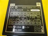 Toyo Sokki DLS-5028 Digital Load Cell Reader-Meter DC24V Used Working