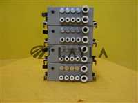 N4S0-T50/-/4-Port Pnueumatic Manifold N3S010 Solenoid Valve Lot of 4 Used/CKD/-_01