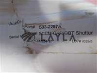 300mm SCCM-CAR/GBT Shutter Wafer Count 132864 As-Is