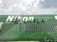 Nikon 4S013-478 Backplane Interface Board PCB STGSTCWYWXX4B NSR-S307E Used